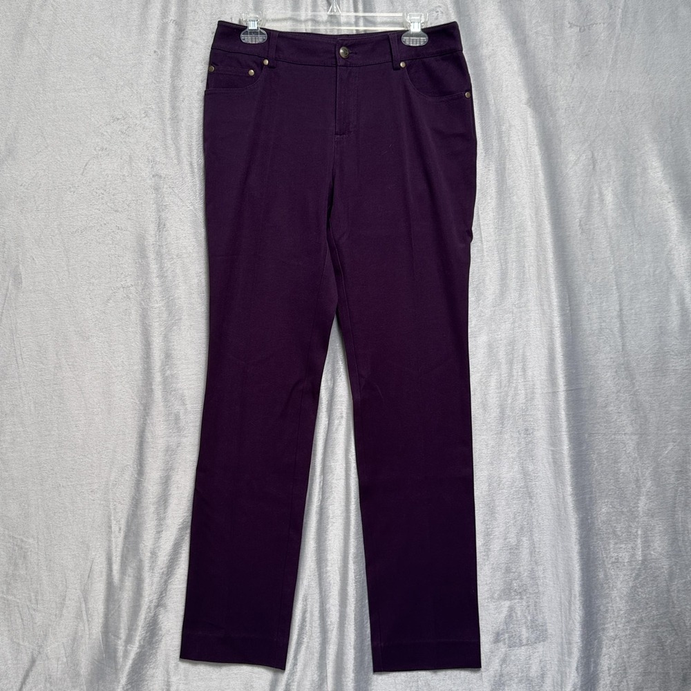 E39 By Eric Pants Womens 6 Stretch Slim Straight Leg Spandex Casual